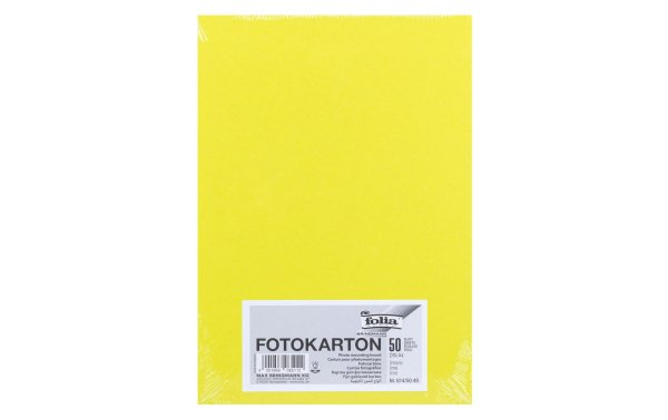 Folia Fotokarton A4, 300 g/m², 50 Blatt, Limette