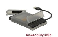 Delock Adapterkabel USB 3.0 Typ-A - SATA 22-Pin mit Schutzhülle