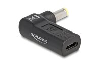 Delock Adapter USB-C zu 5.5 x 2.5 mm 90° gewinkelt