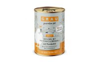 Grau Nassfutter Geflüge mit Pastinake & Brokkoli, 6 x 400 g