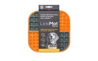 LickiMat Futtermatte Dog Slomo, 20 x 20 cm, Orange