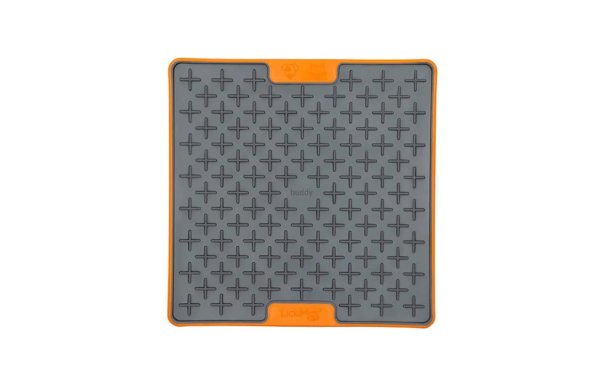 LickiMat Futtermatte Dog Playdate Tuff, 20 x 20 cm, Orange