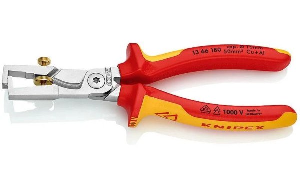 Knipex Abisolierzange StriX 180 mm 1000 V mit Kabelschere