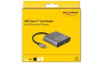 Delock Card Reader Extern 91000 USB Typ-C für SD Express/CFexpress