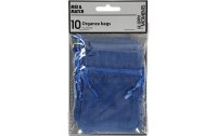 Creativ Company Geschenktasche Organza 7 x 10 cm Blau, 10...