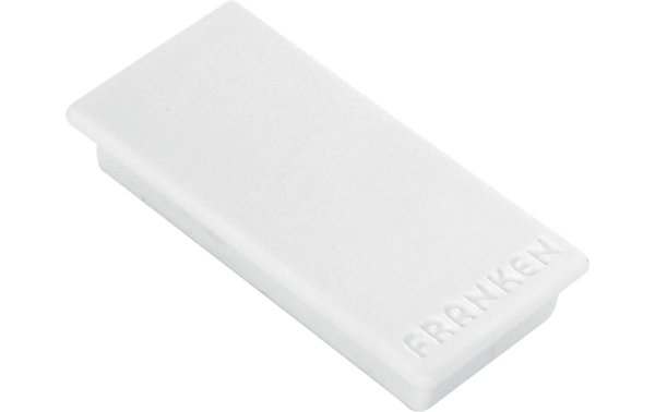 Franken Haftmagnet 23 x 50 mm, 10 Stück, Weiss