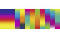 URSUS Tonzeichenpapier 23 x 33 cm Regenbogenverlauf