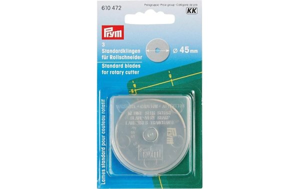 Prym Ersatzklinge Ø 45 mm, für Rollschneider, 3 Stück