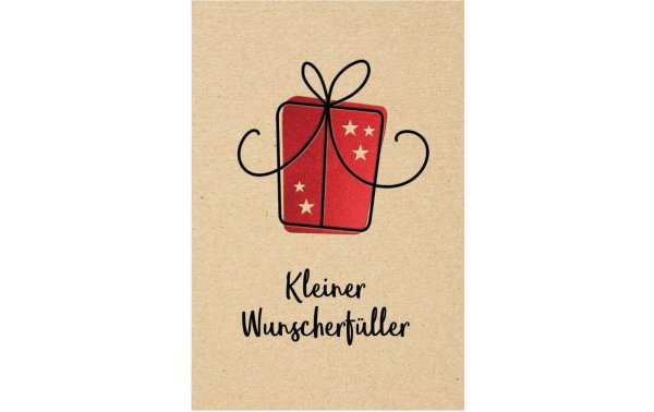 Susy Card Weihnachtskarte Wunscherfüller 10.5 x 7 cm