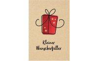 Susy Card Weihnachtskarte Wunscherfüller 10.5 x 7 cm