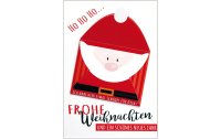 Susy Card Geldgeschenk-Karte Weihnachtsmann 17 x 11.5 cm