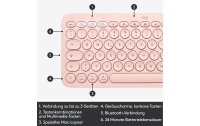Logitech Bluetooth-Tastatur K380 for Mac Multi-Device Rosa