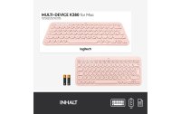 Logitech Bluetooth-Tastatur K380 for Mac Multi-Device Rosa