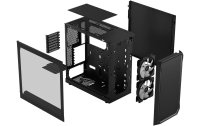 Fractal Design PC-Gehäuse Focus 2 RGB TG Clear Tint Schwarz