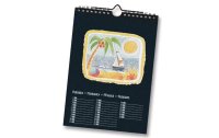 Folia Dauerkalender A4, Schwarz