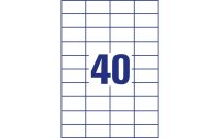 Avery Zweckform Universal-Etiketten 3651 52.5 x 29.7 mm, 100 Blatt