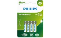 Philips Akku Akku Rechargeable AAA 4 Stück