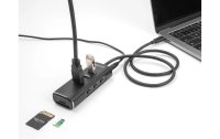 Delock USB-Hub 3x USB A/1x USB C 10Gbps und 1x mircoSD/SD