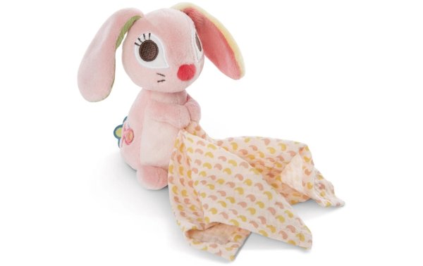 My First Nici Schmusetuch Hase Hopsali mit Mulltuch 13 cm