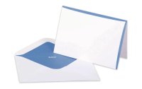 ELCO Doppelkarte mit Couvert Prestige C6/A6 Blau, 10 Stück