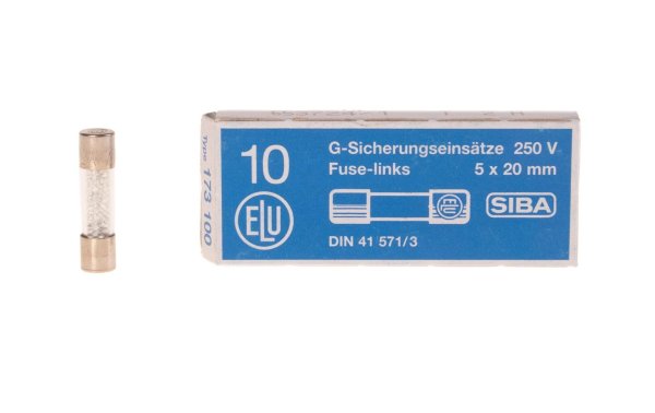 Elektromaterial Schmelzsicherung ESKA 5 x 20 FST 2.5A 10 Stück