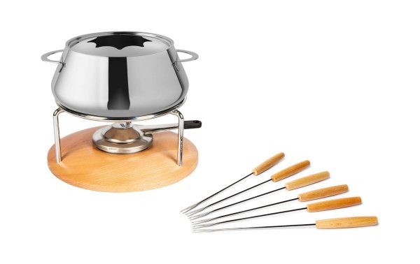 Stöckli Fleischfondue-Set Säntis 9 Teile, Edelstahl