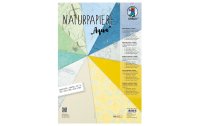 URSUS Bastelpapier Naturpapier Aqua 23 x 33 cm, 70 g/m², 10 Bl