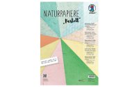 URSUS Bastelpapier Naturpapier Pastell 23 x 33 cm, 70...