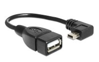 Delock USB-OTG-Kabel  Mini-USB B - USB A 0.11 m