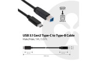 Club 3D USB 3.1-Kabel  USB C - USB B 1 m