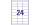 Avery Zweckform Universal-Etiketten 3658 64.6 x 33.8 mm, 100 Blatt