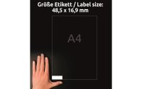 Avery Zweckform Universal-Etiketten 3667 48.5 x 16.9 mm, 100 Blatt
