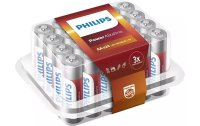 Philips Batterie Power Alkaline AA 24 Stück