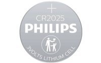 Philips Knopfzelle Lithium CR2025 2 Stück