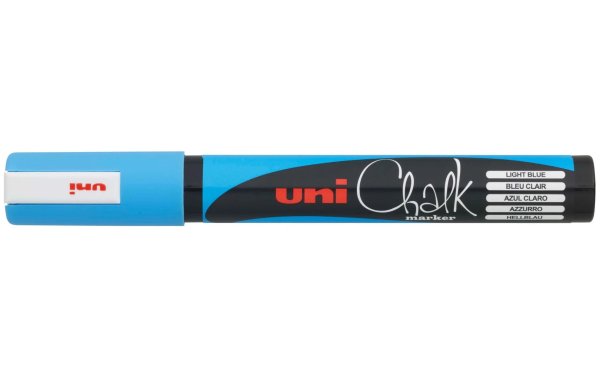 Uni Kreidemarker uni Chalk 1.8 - 2.5 mm Hellblau