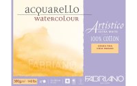 Fabriano Aquarellblock Artistico Extra White 23 x 30.5 cm
