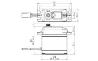 Savöx Standard Servo SB-2230SG+ 55 kg, Digital HV