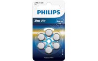 Philips Knopfzelle Hörgerätbatterie ZA675 6...