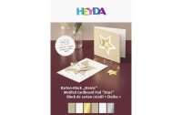 Heyda Designkarton Sterne A4, 220 g/m², 12 Blatt