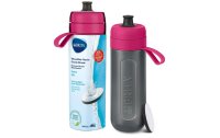 BRITA Wasserfilter-Flasche Active Pink/Schwarz