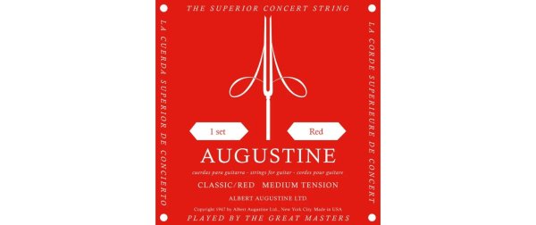 Augustine Gitarrensaiten Classic Red Medium