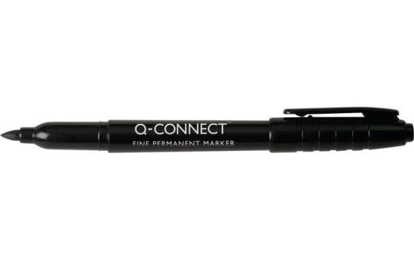 CONNECT Permanent-Marker Fine 1 mm, Schwarz