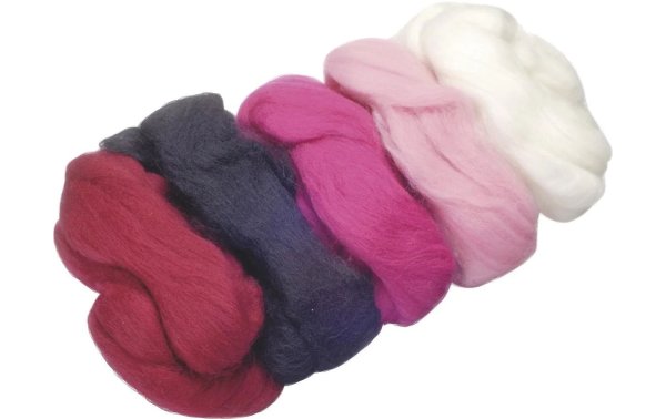 Heyda Filzwolle Merino Mix 50 g, Pink