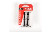 NoTubes Ventil ZTR Aluminium, schwarz, 55 mm, 2er Pack