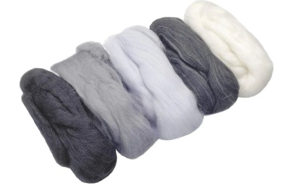 Heyda Filzwolle Merino Mix 50 g, Grau