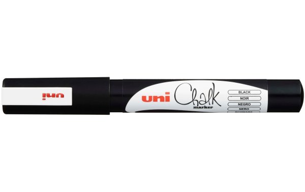 Uni Kreidemarker uni Chalk 0.9 -1.3 mm Schwarz