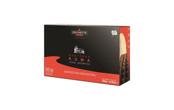 CECCHETTO Professional Pads Espresso Roma 50 Stück