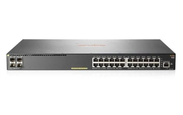 HPE Aruba Networking PoE+ Switch 2930F-24G-POE+-4SFP+ 28 Port
