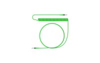 Teenage Engineering Patch-Kabel curly neon green 1200 mm