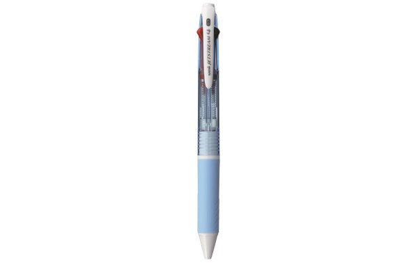 Uni Mehrfarbenkugelschreiber Jetstream 4 colors 0.7 mm, Hellblau